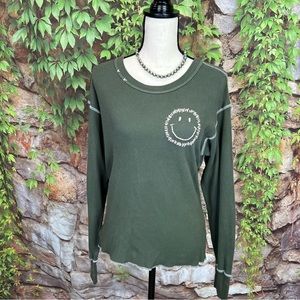 I.S.M.B.S. Smiley Face Thermal Top, M